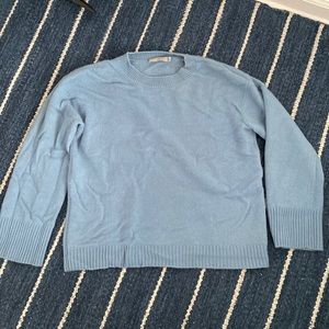Sky Blue Vince 100% Cashmere Sweater Sz M